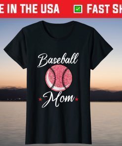 Baseball Mom Mothers-Day Cool Sport Mommy Mama Momma Wife T-Shirt