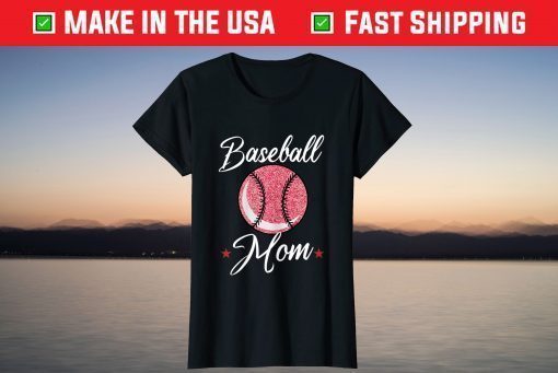 Baseball Mom Mothers-Day Cool Sport Mommy Mama Momma Wife T-Shirt