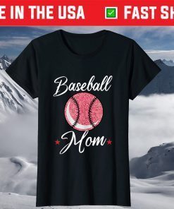 Baseball Mom Mothers-Day Cool Sport Mommy Mama Momma Wife T-Shirt