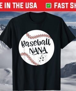 Baseball Nana T Shirt Grandma Mother's Day T-Shirt