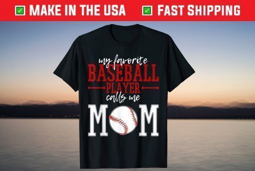 Baseball Player Mom Mama Mother's Day Us 2021 T-Shirt