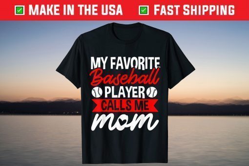 Baseball Player Mom Mama Mother's Day T-Shirt