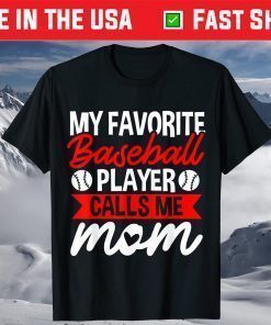 Baseball Player Mom Mama Mother's Day T-Shirt