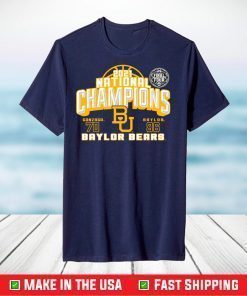 Baylor 2021 NCAA National Championship Final Four T-Shirt