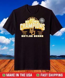 Baylor 2021 NCAA National Championship Final Four T-Shirt