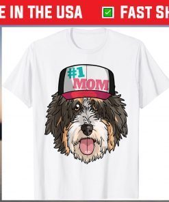 Bernedoodle #1 Dog Mom Mother's Day T-Shirt