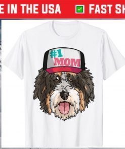 Bernedoodle #1 Dog Mom Mother's Day T-Shirt