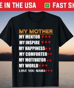 Best Mother Description for appreciation mom on Mothers Day T-Shirt