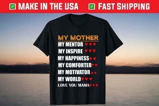 Best Mother Description for appreciation mom on Mothers Day T-Shirt