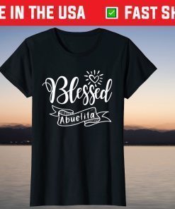 Blessed Abuelita Spanish Grandma Heart Love Mother's Day T-Shirt