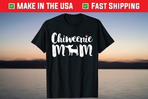 Chiweenie Mom, Chiweenie Owners Love Mothers Day Us 2021 T-Shirt