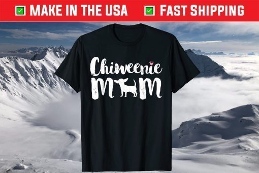 Chiweenie Mom, Chiweenie Owners Love Mothers Day Us 2021 T-Shirt