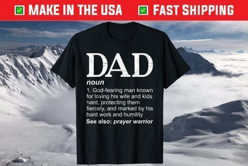 Christian Dad Definition Fathers Day DAD Classic T-Shirts