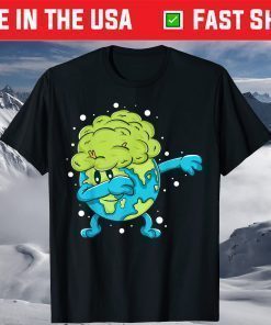 Dabbing Earth Cool Earth Day Shirt for Kids and Toddlers T-Shirt