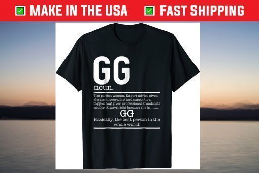 GG Definition Grandma Mother Day Shirt