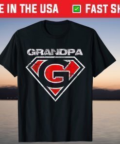 Grandpa Superhero Fathers Day Classic T-Shirt