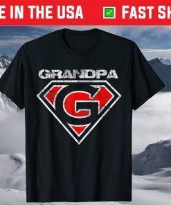 Grandpa Superhero Fathers Day Classic T-Shirt