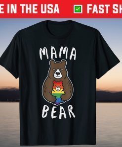 Mama Bear Shirt Autism Awareness Mothers Day T-Shirt