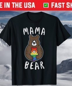 Mama Bear Shirt Autism Awareness Mothers Day T-Shirt