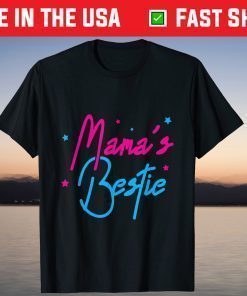 Mama Is My Bestie Mother's Day Wife Mom Daughter Present T-Shirt