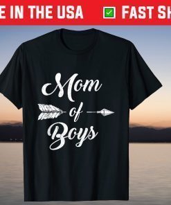 Mom Of Boys Mommy And Son Proud Mother Mama T-Shirt