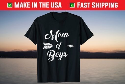 Mom Of Boys Mommy And Son Proud Mother Mama T-Shirt