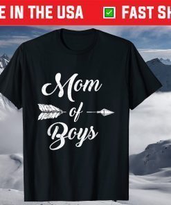 Mom Of Boys Mommy And Son Proud Mother Mama T-Shirt