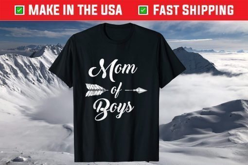 Mom Of Boys Mommy And Son Proud Mother Mama T-Shirt