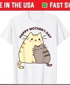 Mother Day - Happy Mother's Day Cat Family Gift T-Shirt