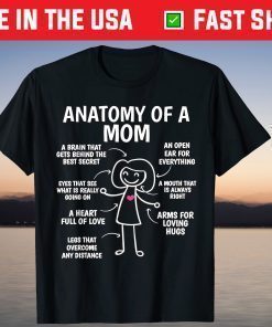 Mother's Day Mother Anatomy of a Mom T-Shirt