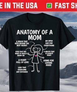 Mother's Day Mother Anatomy of a Mom T-Shirt