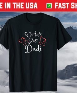 Mother's Day Shirt World's Best Dadi Grandmother T-Shirt