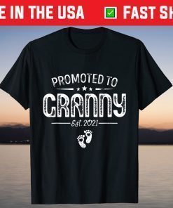 Promoted To Granny Est 2021 Mother's Day Gift T-Shirt