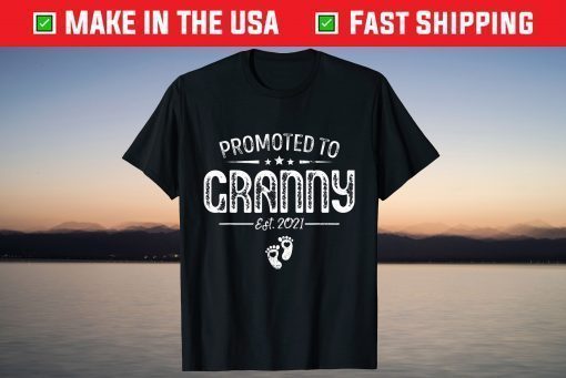 Promoted To Granny Est 2021 Mother's Day Gift T-Shirt