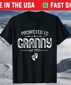 Promoted To Granny Est 2021 Mother's Day Gift T-Shirt