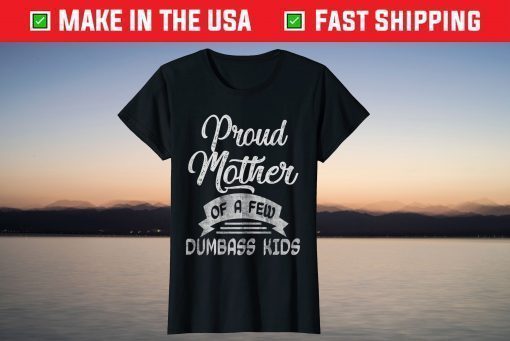 Proud Mother of a few Dumbass Kids T Shirt Mother's Day Mom T-Shirt