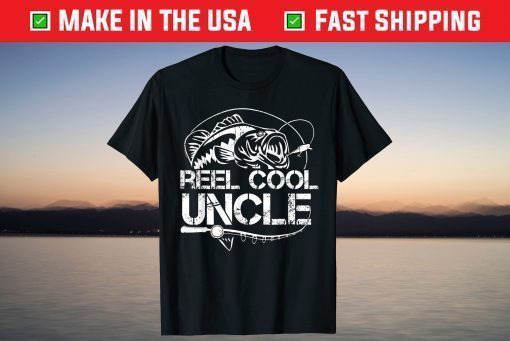 Reel Cool Uncle Fishing Daddy Fathers Day Dad Classic T-Shirt