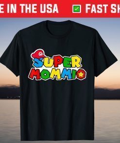 Super Mommio Funny Mommy Mother Nerdy Video Gaming Lover Unisex T-Shirt