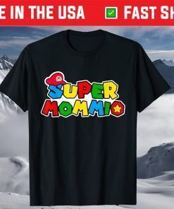 Super Mommio Funny Mommy Mother Nerdy Video Gaming Lover Unisex T-Shirt