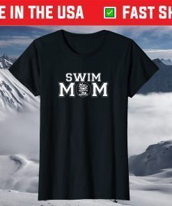 Swim Mom Meet Day Mother's Swimming T-Shirt