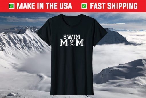 Swim Mom Meet Day Mother's Swimming T-Shirt