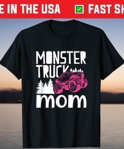 Vintage Monster Truck Mom Truckers Retro Mother T-Shirt