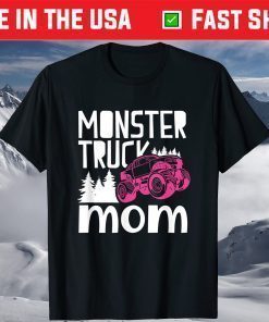 Vintage Monster Truck Mom Truckers Retro Mother T-Shirt