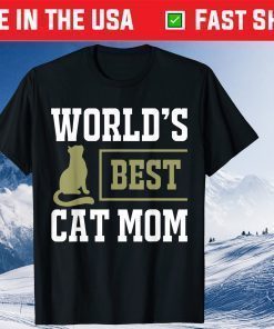 World's Best Cat Mom Mother's Day Classic T-Shirt