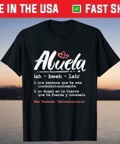 abuela mothers day gift in spanish - Latina Grandma Espanol T-Shirt