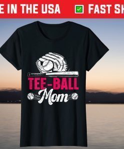 ee-Ball Mom Mothers Day Sport Lover Mama Teeball T-Shirt