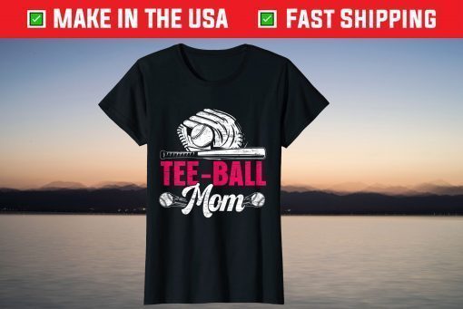 ee-Ball Mom Mothers Day Sport Lover Mama Teeball T-Shirt