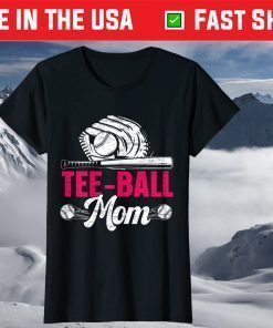 ee-Ball Mom Mothers Day Sport Lover Mama Teeball T-Shirt