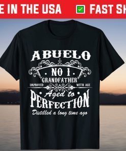 Abuelo No. 1 Grandfather Improved Best Father Day T-Shirt