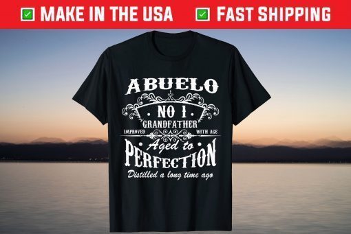 Abuelo No. 1 Grandfather Improved Best Father Day T-Shirt